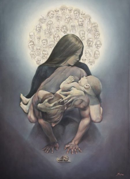 "Stored Infinity" 50cm x 70cm Oil on Canvas